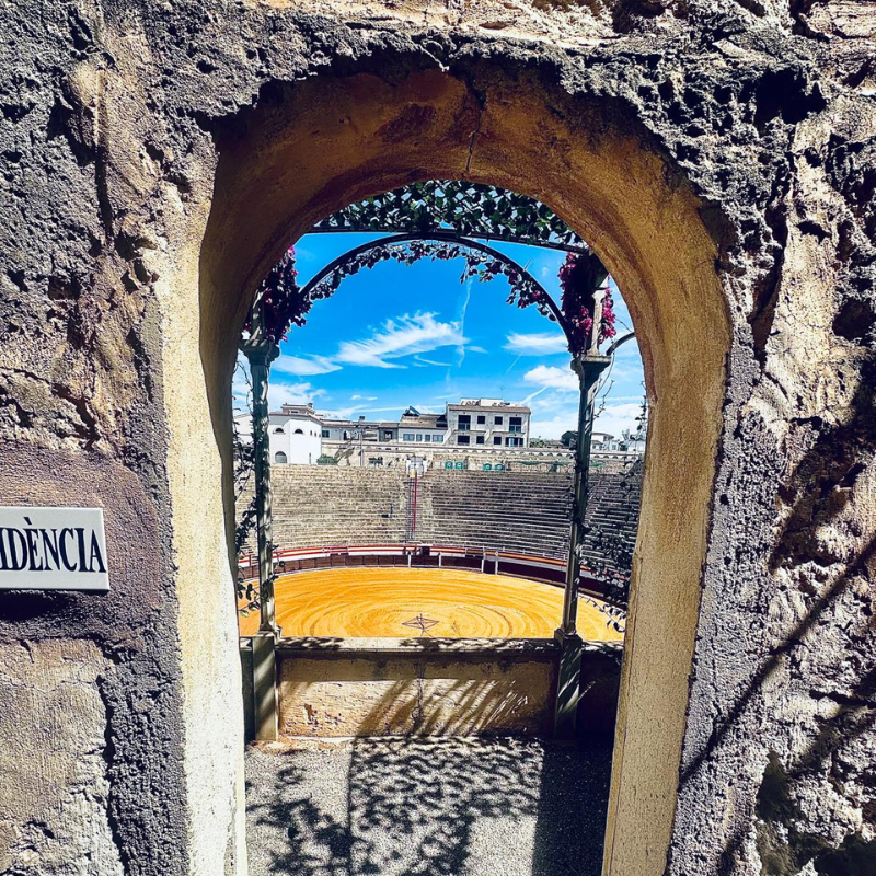 Vistas panorámicas plaza toros Muro